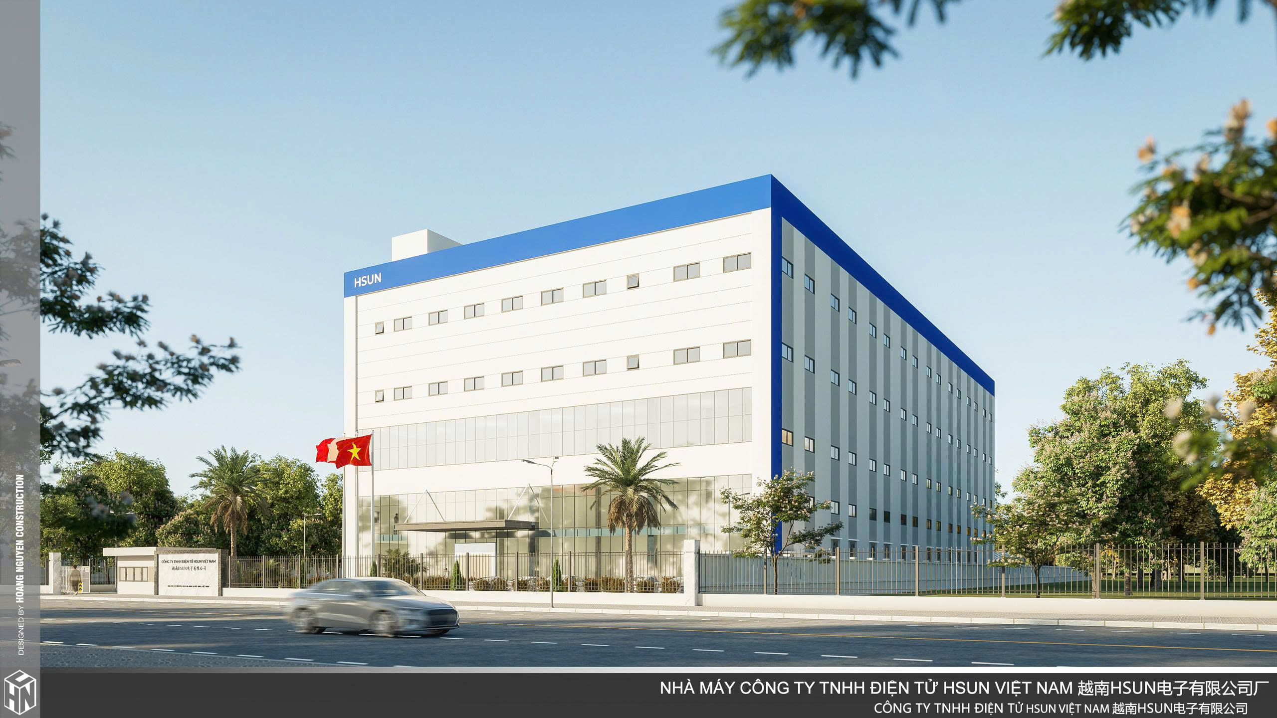 DỰ ÁN:NHÀ MÁY ĐIỆN TỬ HSUN VIỆT NAM